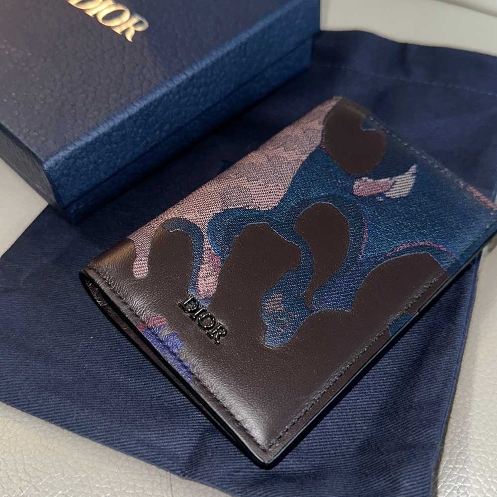 Christian Dior x Peter Doig card holder wallet limited edition